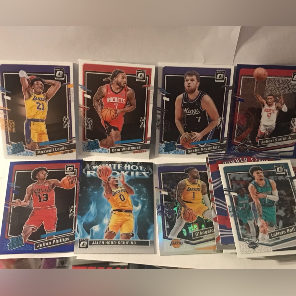 2023-24 Optic basketball lot of 25. 5 rookie 3 Prizm cam Whitmore ball butler